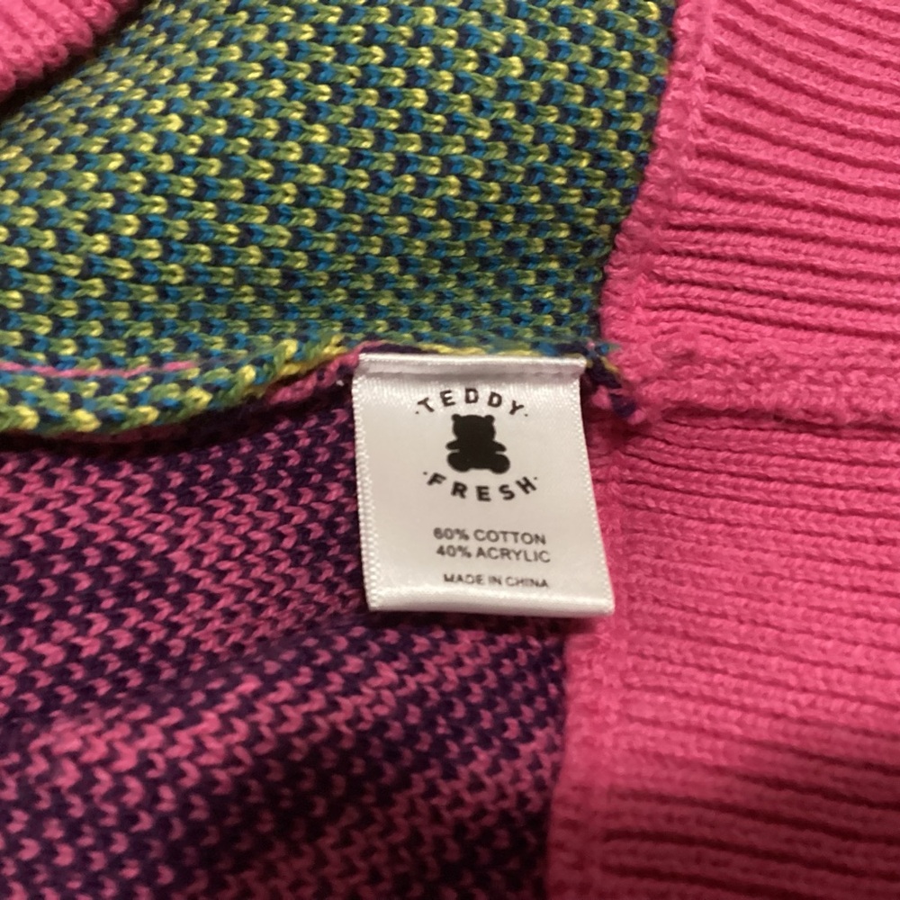 NWT Teddy Fresh x Trixie Mattel Portrait Sweater Andy Warhol Style XS - Picture 6 of 6